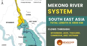 Mekong River Map Delta Countries Delta UPSC