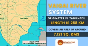 vaigai river UPSC map