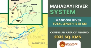 Mahadayi River Dispute Map UPSC