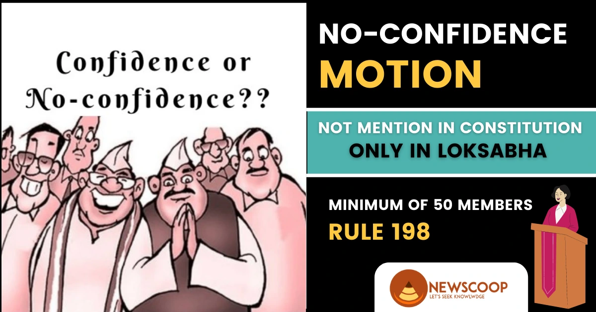 No-confidence motion UPSC