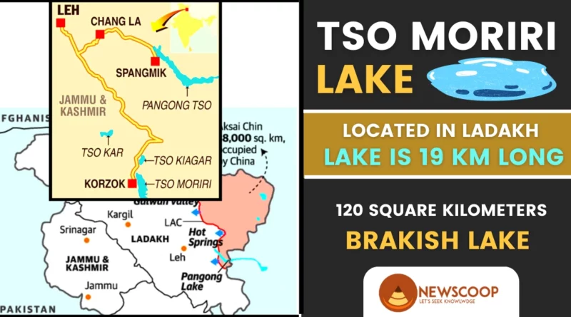 Tso Moriri Lake Map Location UPSC