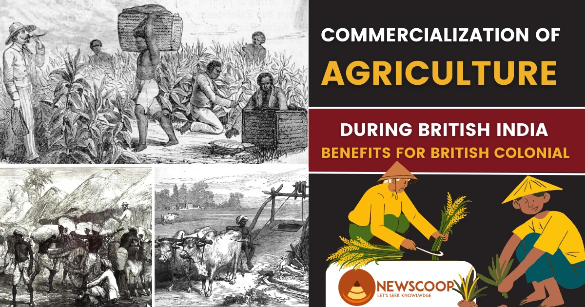 Commercialization of Agriculture in British India UPSC