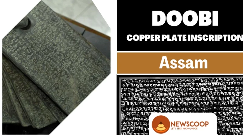 Doobi Copper Plate Inscription: Kamarupa Dynasty