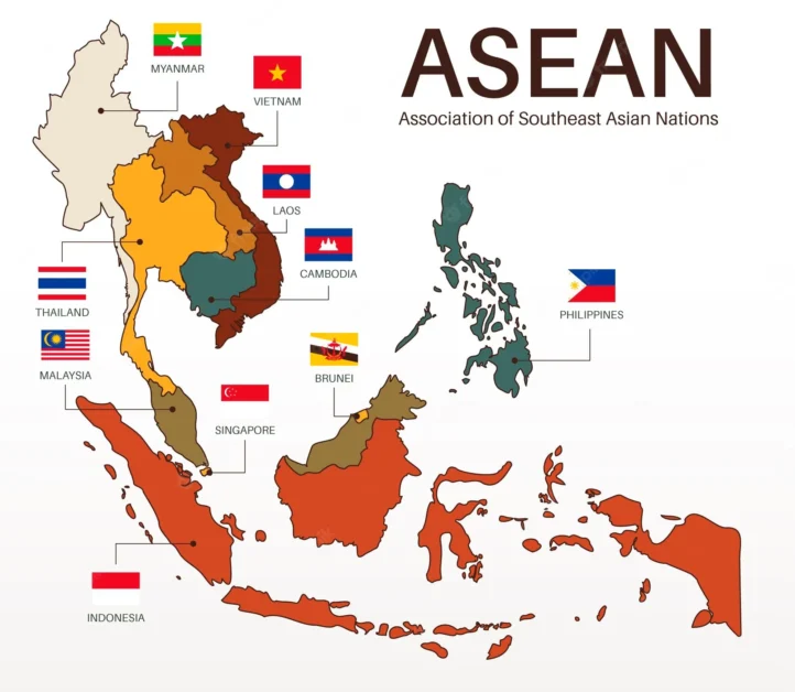 ASEAN Map UPSC