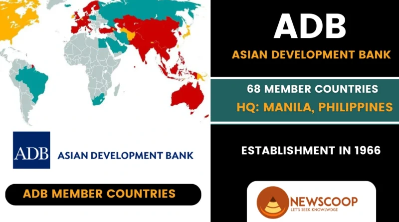 Asian development bank ADB UPSC - Headquarters, Members, Objectives and Evolution