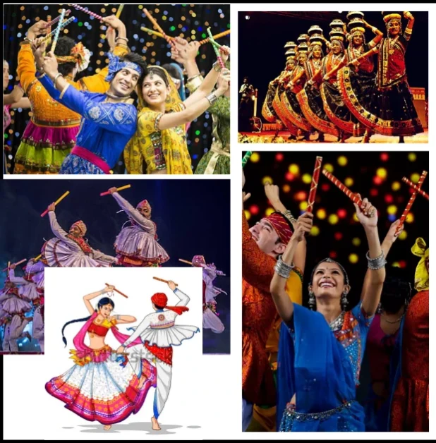 Garba, Dandiya, Bhavai, Hudo Folk Dances of Gujarat